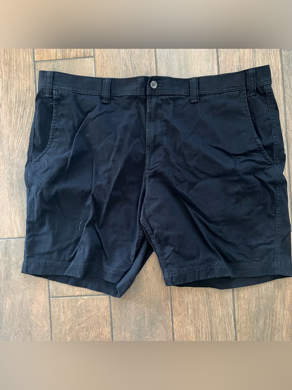 Men’s Comfort Stretch Black Shorts size 48 St. John’s Bay Casual Golf